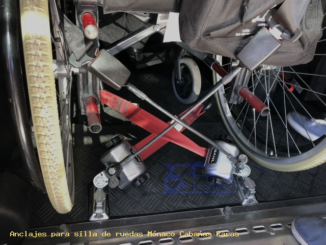 Anclajes para silla de ruedas Mónaco Cabañas Raras